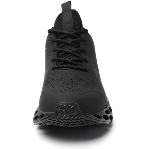 Women's Running Walking Non Slip Tennis Blade Athletic Sneakers Shoes All Black - Picture 5 of 7